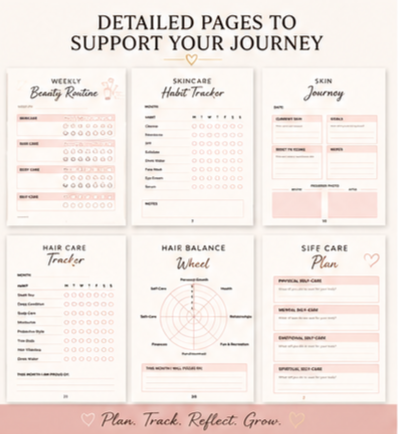 Becoming HER Self-Care Planner