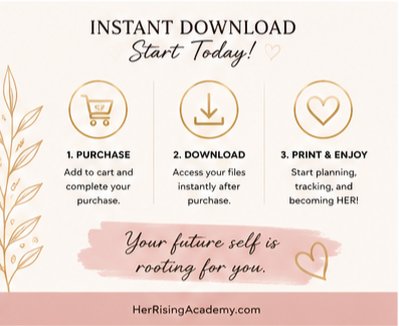 Becoming HER Self-Care Planner