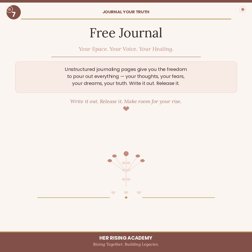Becoming HER: A Self- Love & Personal Growth Workbook