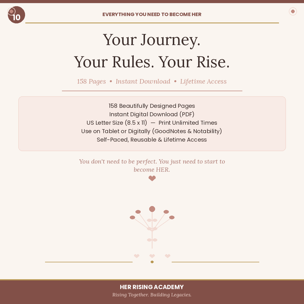 Becoming HER: A Self- Love & Personal Growth Workbook