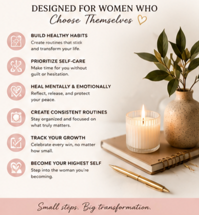 Becoming HER Self-Care Planner