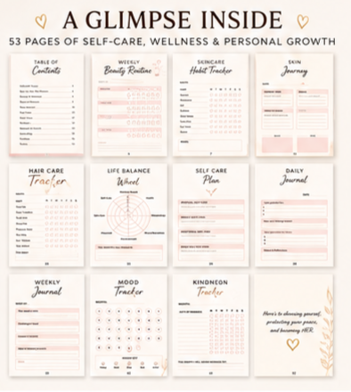 Becoming HER Self-Care Planner
